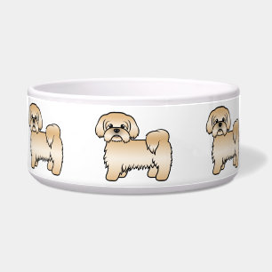 Comedero Ilustración de perro de dibujos animados lindo Shi