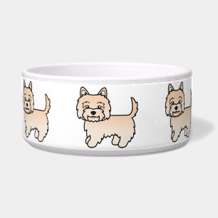 Comedero Ilustración de perro de dibujos animados Terrier C