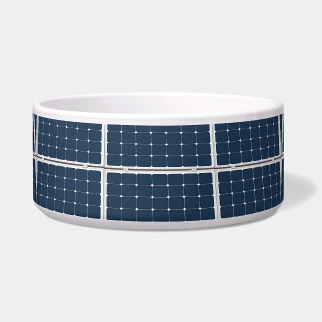 Comedero Imagen divertida de un panel de energía solar (Frente)