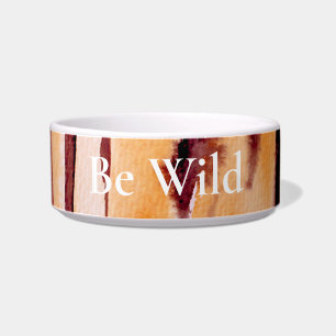 Comedero Impresión de animales de tigre negro naranja