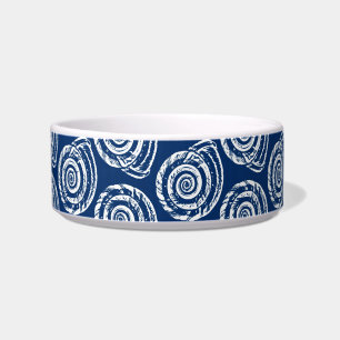 Comedero Impresión de bloques de conchas marinas espirales,