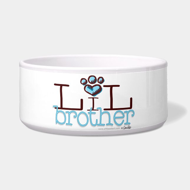 Comedero Impresión de Lil Brother Paw (Frente)