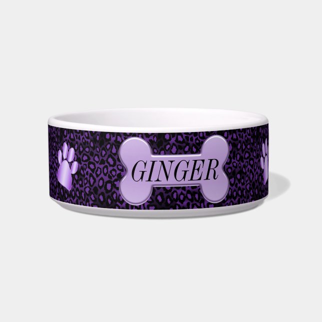 Comedero Impresión de morado - Personalizada (Frente)