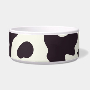 Comedero Impresión de patrones de vaca en blanco y negro