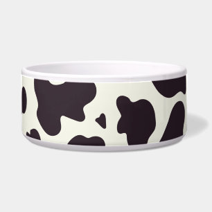 Comedero Impresión de patrones de vaca en blanco y negro