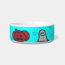 Impresión divertida de Halloween en azul