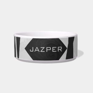 Comedero Impresión en blanco y negro de tigre monográfico