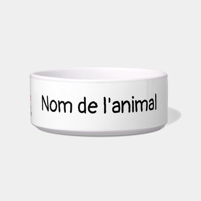 Comedero Imprimir sus diseños en línea DIY Francés (Frente)