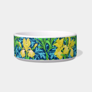 Comedero Iris de William Morris, amarillo y azul de cobalto