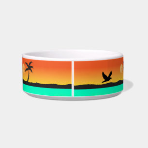 Comedero Island Sunset Pet Bowl