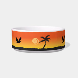 Comedero Island Sunset Pet Bowl