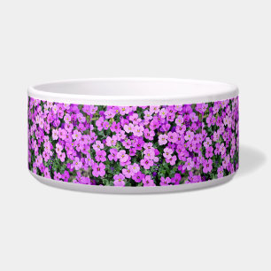 Comedero Jardín de flores moradas