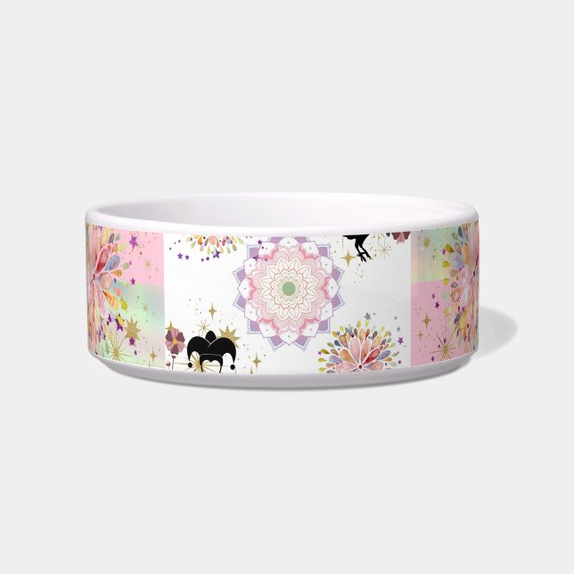 Comedero Jardín Secreto Con Harlequin... Pet Bowl (Frente)