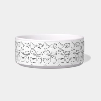 Comedero Juego de gatitos kawaii, personalizado de grasa