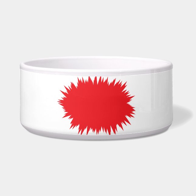 Comedero Jugador Bolón con globo Spiky - Diseño caprichoso (Frente)