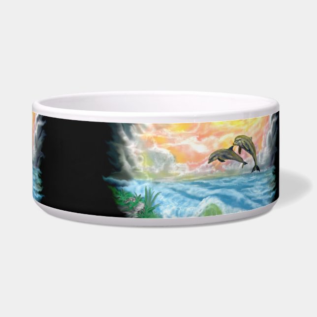 Comedero Jugar delfínes en la sol (Derecha)