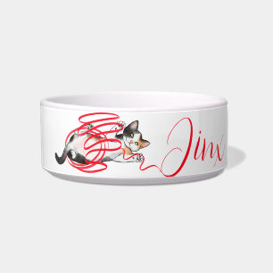 Comedero Jugar gato con cinta de opciones