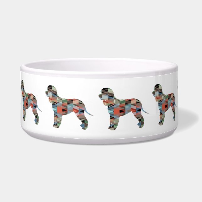 Comedero Juguete de silueta de perro de agua de Irlanda (Frente)