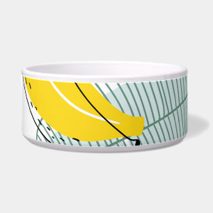 Comedero Juicy Bananas Brillante Patrón Vintage
