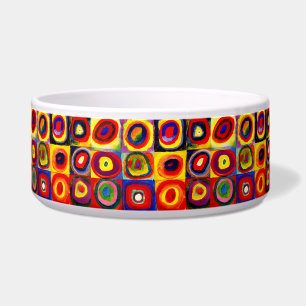 Comedero Kandinsky Farbstudie Quadrate Squares Círculos Art