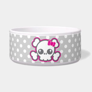Comedero Kawaii Cinta Rosa Tazón de Perro