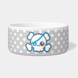 Comedero Kawaii Pirate Skull Dog Bowl