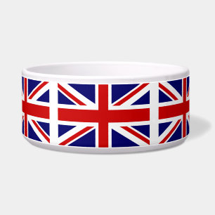 Comedero King Charles coronation Bandera británica bowl mas