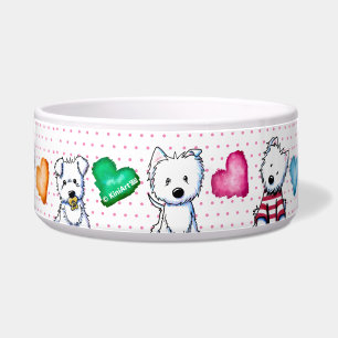Comedero KiniArt Westie Puppy Love