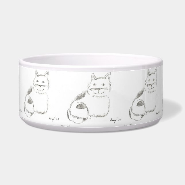 Comedero Kitty Sketch Pet Bowl (Frente)