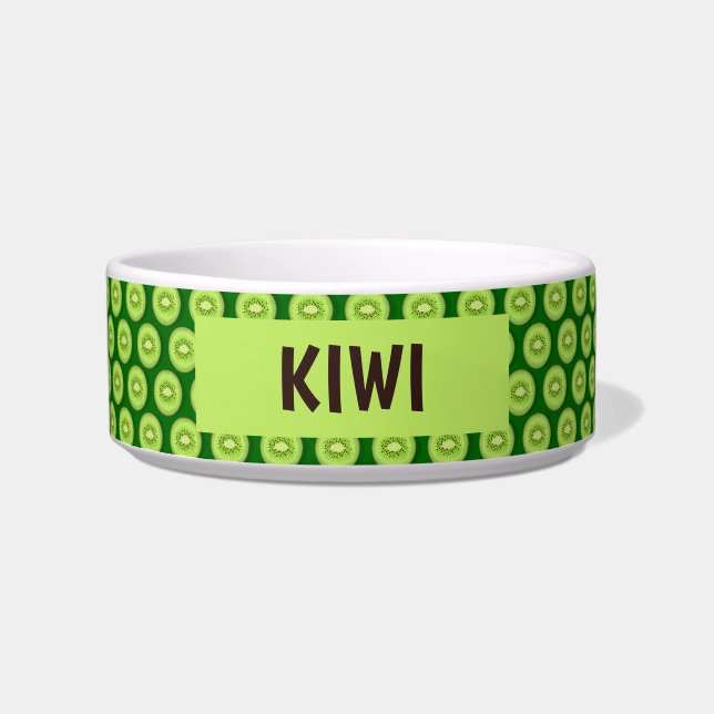 Comedero Kiwi Fruit Ceramic Pet Bowl (Frente)