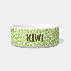 Comedero Kiwi Seeds Ceramic Pet Bowl