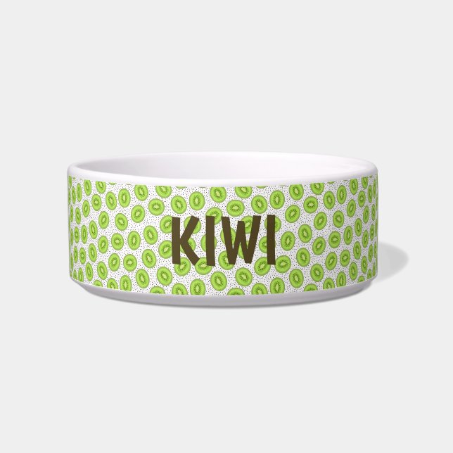 Comedero Kiwi Seeds Ceramic Pet Bowl (Frente)