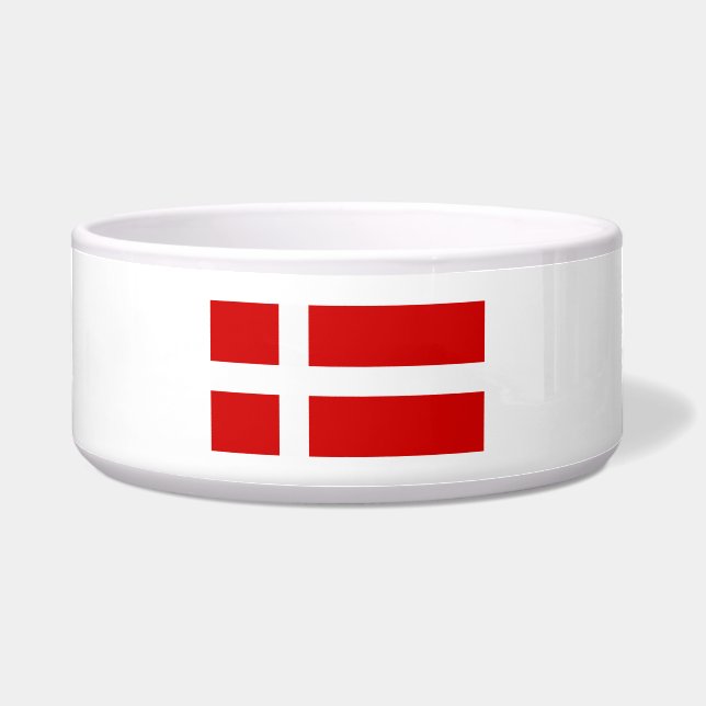 Comedero La bandera de Dinamarca (Frente)