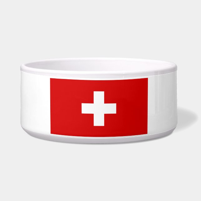 Comedero La bandera de Suiza (Frente)