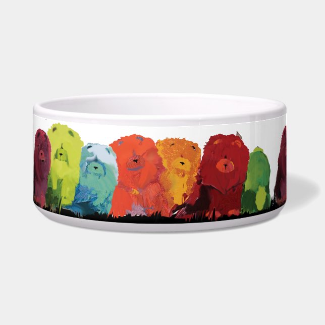 Comedero LA LÍNEA de PERRO CHINO perros chinos de la (Izquierda)