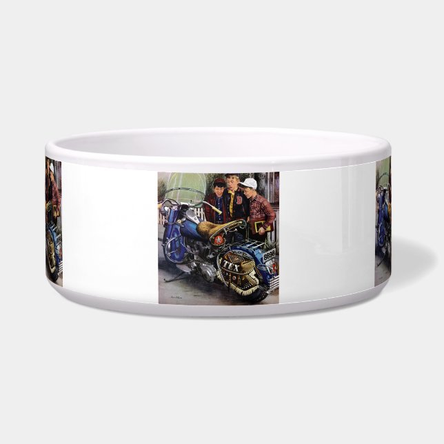 Comedero La motocicleta de Tex (Frente)