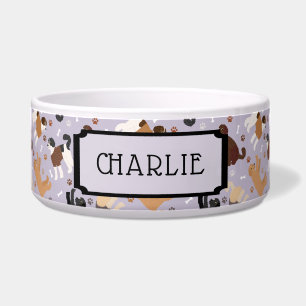Comedero Labradoodle Goldendoodle Nombre personalizado Tazó