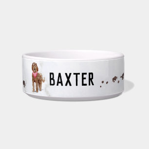 Comedero Labradoodle Personalizado Tazón de Perro