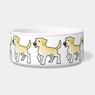 Comedero Labrador retriever del dibujo animado