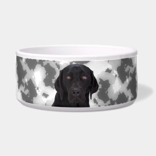 Comedero Labrador retriever negro