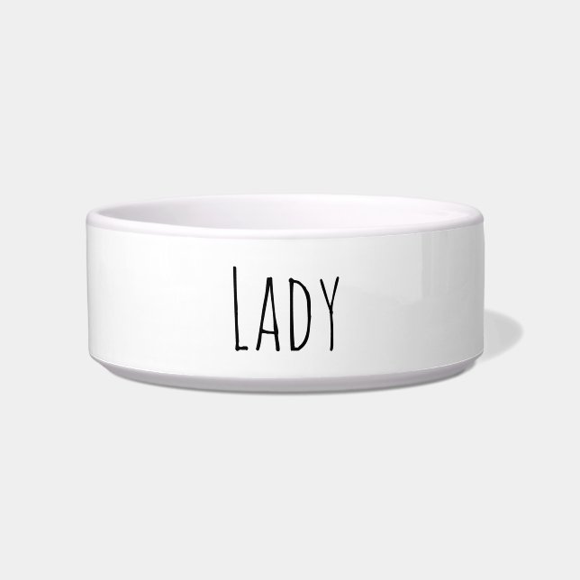 Comedero Lady & Dex Exclusive Personalized Dog Bowl - M (Frente)