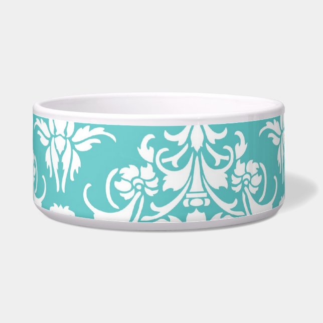 Comedero Lámpara elegante femenina del damasco del vintage (Frente)