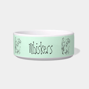 Comedero Lápiz de gato gatito y dibujo de tinta para person