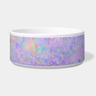 Comedero Lavanda psicodélica Púrpura Neon Pastel Resumen