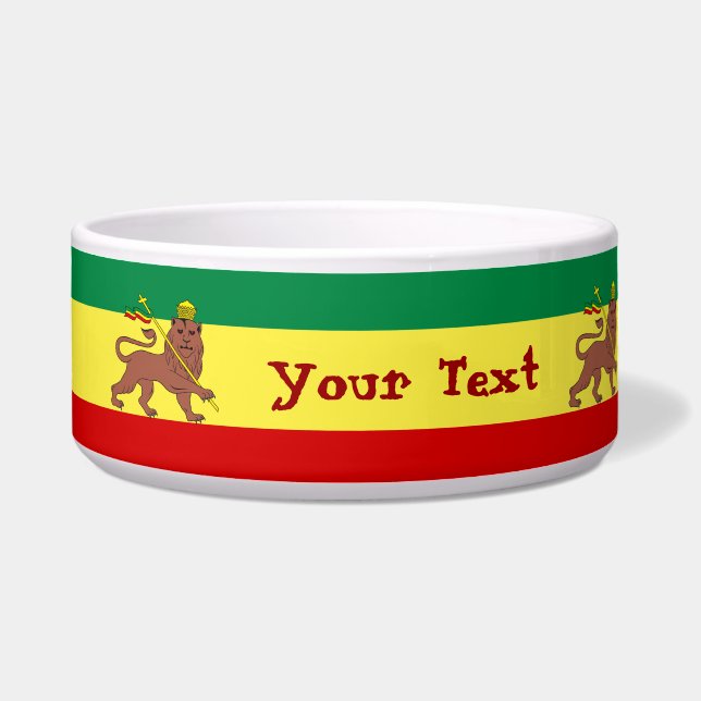 Comedero León del reggae de Rasta de Judah (Frente)