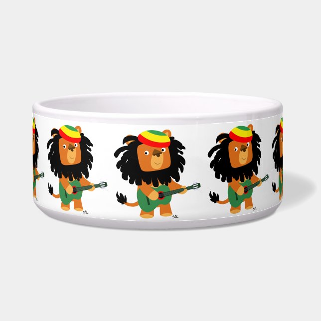 Comedero León Personalizado de Zion Pet Bowl (Frente)