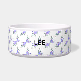 Comedero Lila Lavanda Floral Botánico Todo en Uno Foil W