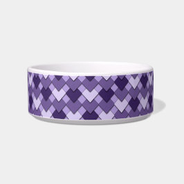Comedero Lilac Purple Square and Diamond Harlequin Pattern