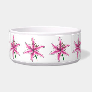 Comedero Lily Pastel Flor Rosa Floral Lilies Lilly Garden