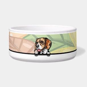Comedero Lindo Beagle Espiando, comida o bebida